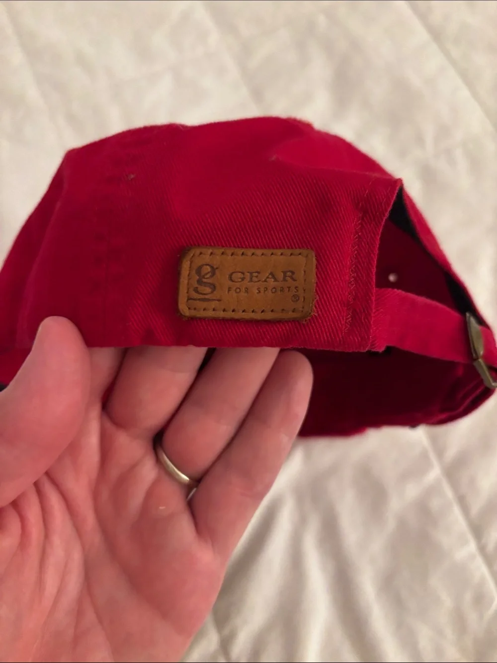 Newport RI Red Baseball Cap - unisex Classic